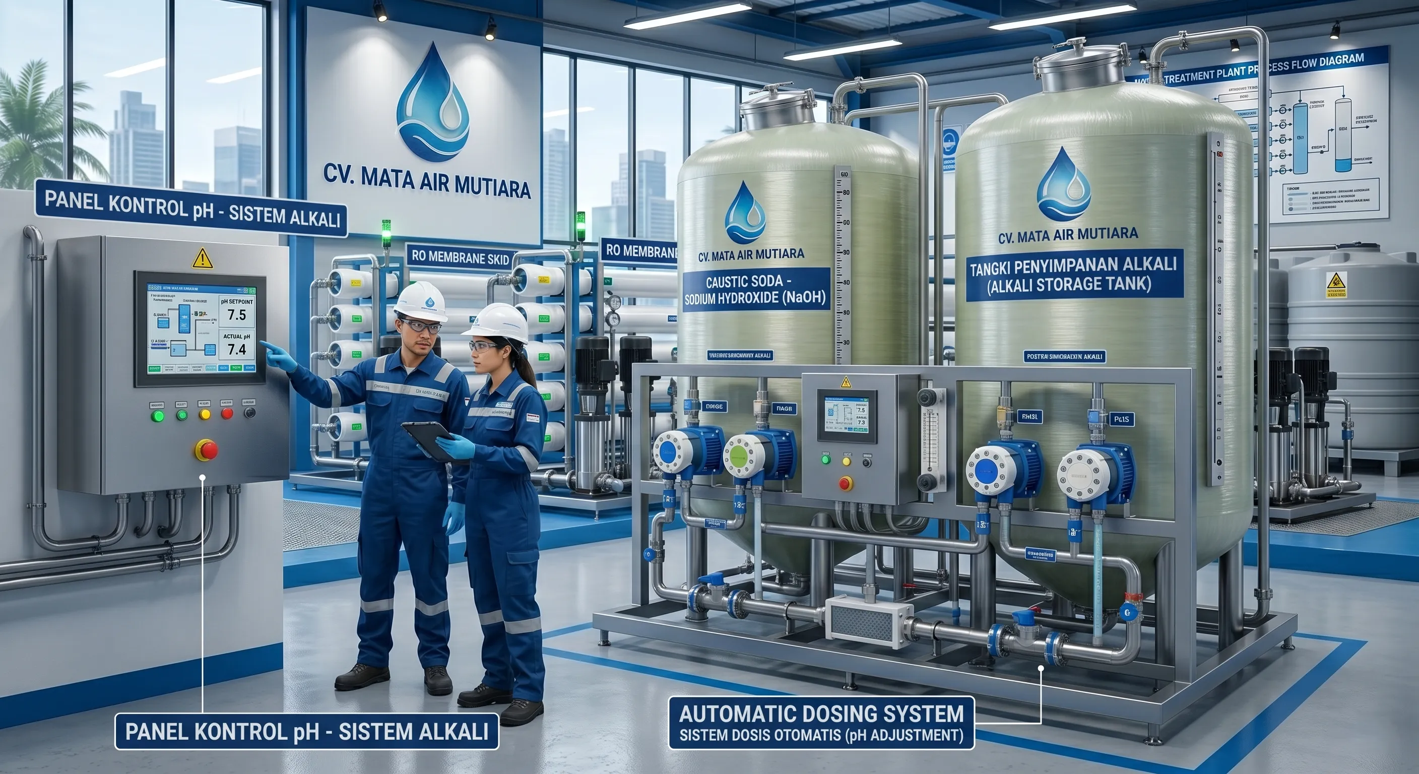 Alkali | Chemical Alkali untuk Water Treatment dan Pengaturan pH | CV. Mata Air Mutiara